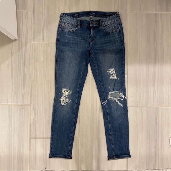 Vigoss Ankle Distressed Skinny Jeans Size 27/4